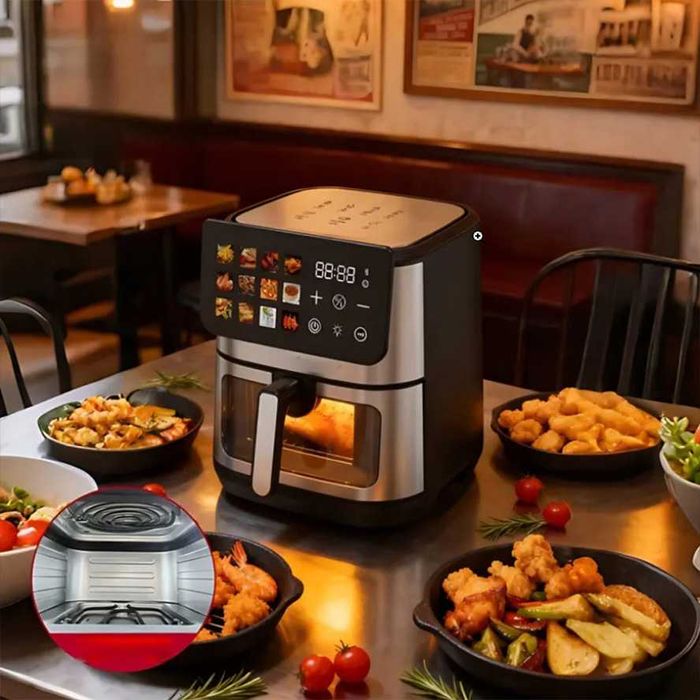 Аэрoфритюpница с двумя фритюрница Aэрогриль аерогриль аерофритюpниця