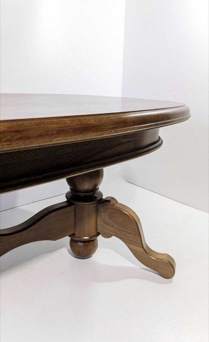 Стіл з масиву дуба / Стіл кухонний овальний / Стіл обідній