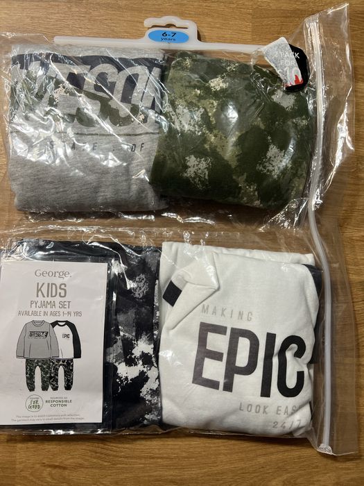 Piżamy chłopięce George 6-7 lat