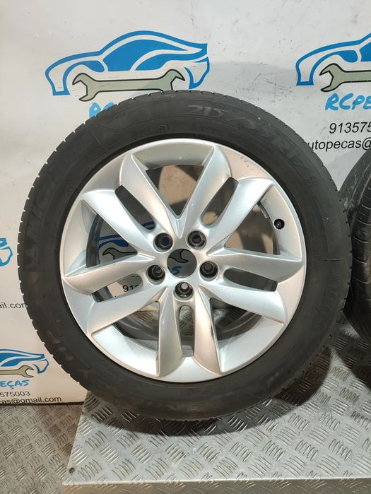 Conjunto Jantes 17 Originais Peugeot 508 1 Mk1 7J ET46 5x108