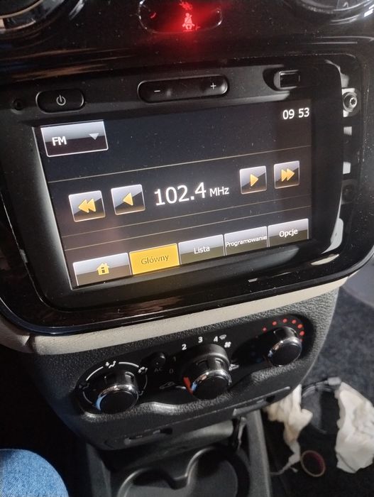 Dacia logdy stacja radio/nav