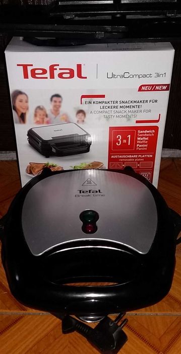 Мультимейкер Tefal UltraCompact 3в1 SW383D10 полностью рабочий