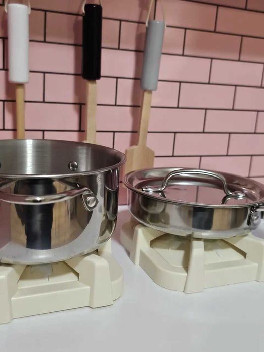 Дитяча дерев'яна кухня Модена Pink, звукові та світлові ефекти, вода