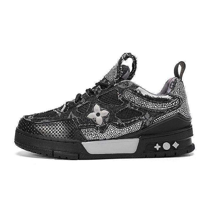 Louis Vuitton Skate Trainer Black Swarovski Monogram луі сваровскі