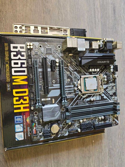 Материнська плата GIGABYTE B360M D3H / LGA1151 / DDR4 / M.2