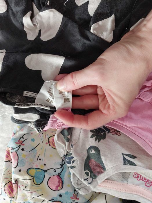 paczka ubrań dla dziewczynki 86 92 hm h&m zara sukienka spodnie