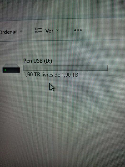 Pen usb 2TB  armazenamento