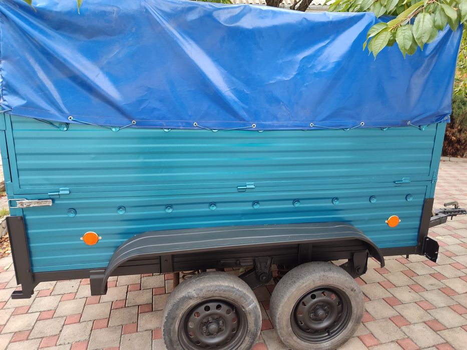 Продам двухосный прицеп 2.5*1.5 усиленный 2т грузоподъёмность