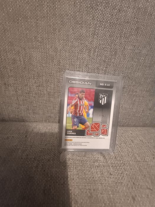 2020-21 panini obsidian soccer Luis Suarez player worn material /50 atletico Madrid