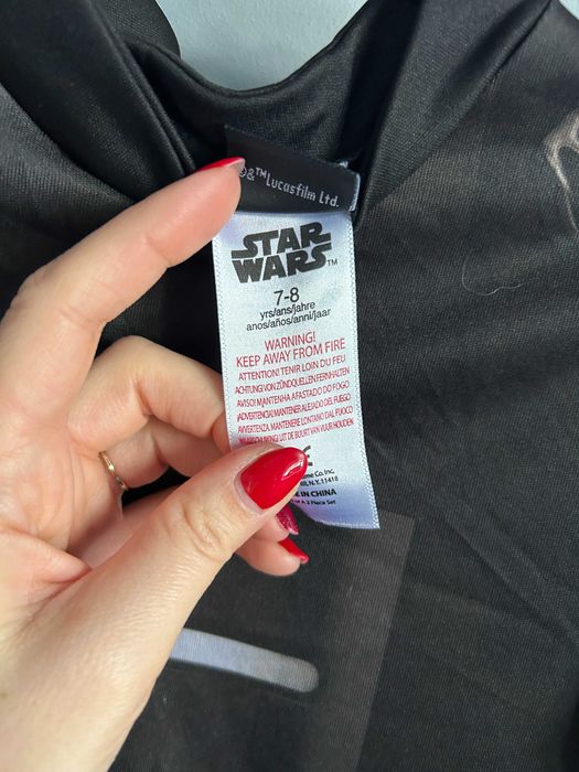 Strój przebranie Lord Vader Star Wars 7/8 lat