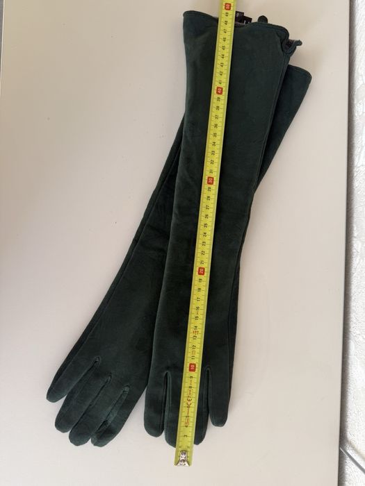 Перчатки замшевые