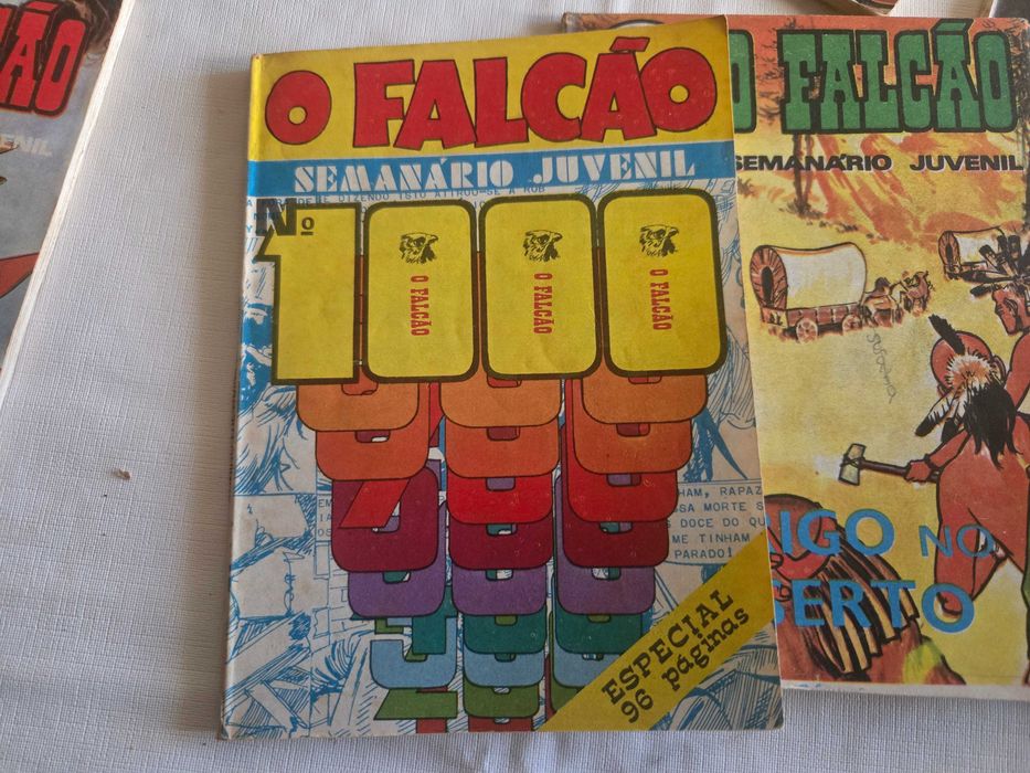 Coleção "O Falcão" – Mais de 150 Exemplares | Muitos números difíceis | Anos 600, 700, 800, 900 e 1000