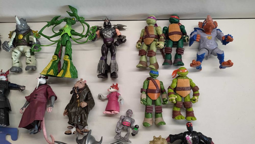 Черепашки ніндзя шреддер сплінтер Mega blocks усагі ейпріл оніл