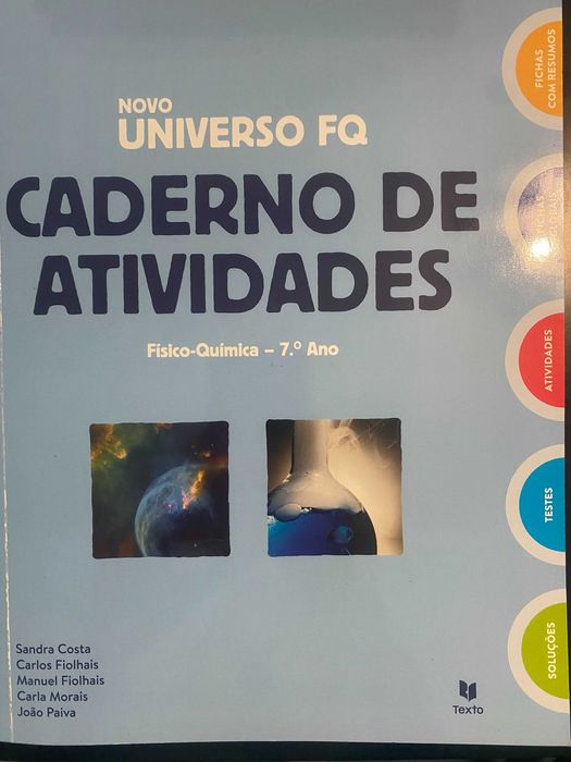 Físico-Química - Universo FQ (Cad. Atividades) - 7.º Ano