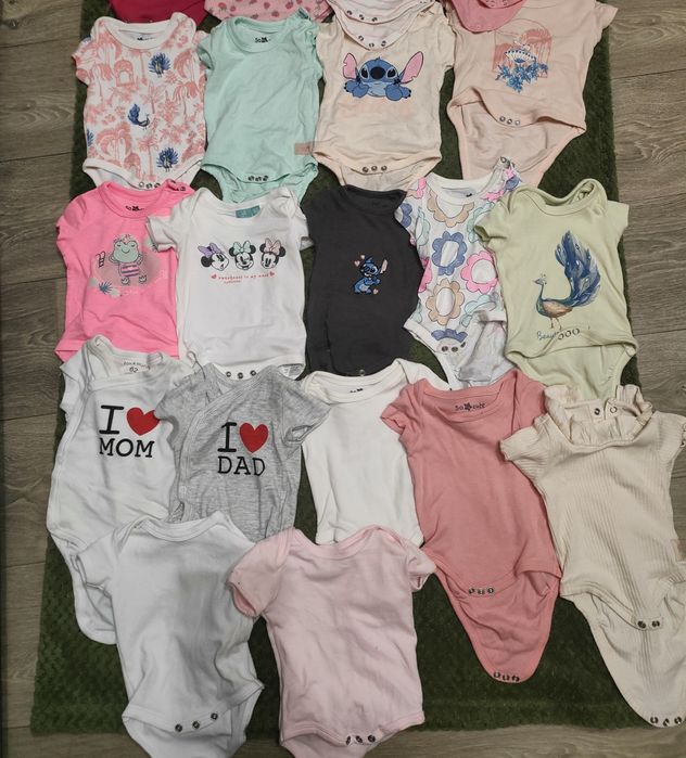 Paka ubrań dziewczynka niemowlak 62 wiosna jesien Pepco sinsay