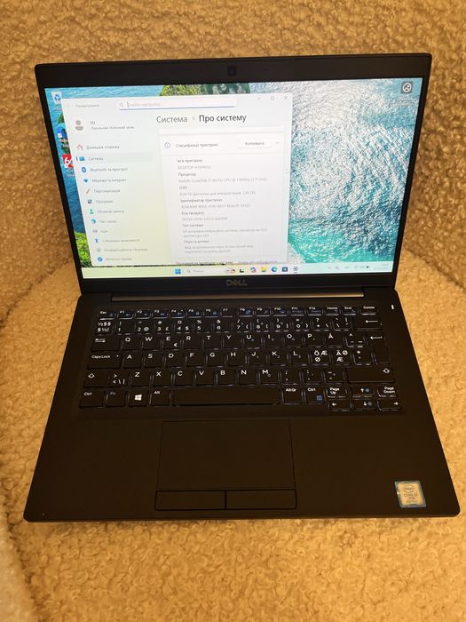 Dell latitude 7390 i7-8650u 13.3inch FHDips
