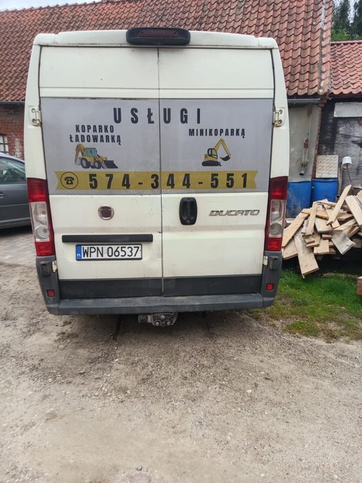 Przyłącza wod-can usługi koparko-ladowarka,minikoparka 2t , koparka 8t