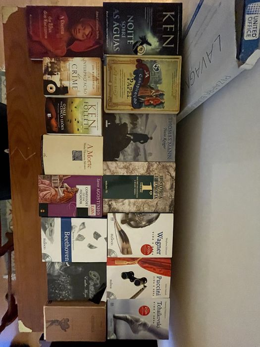 Conjunto de vários livros - romances e filosofia