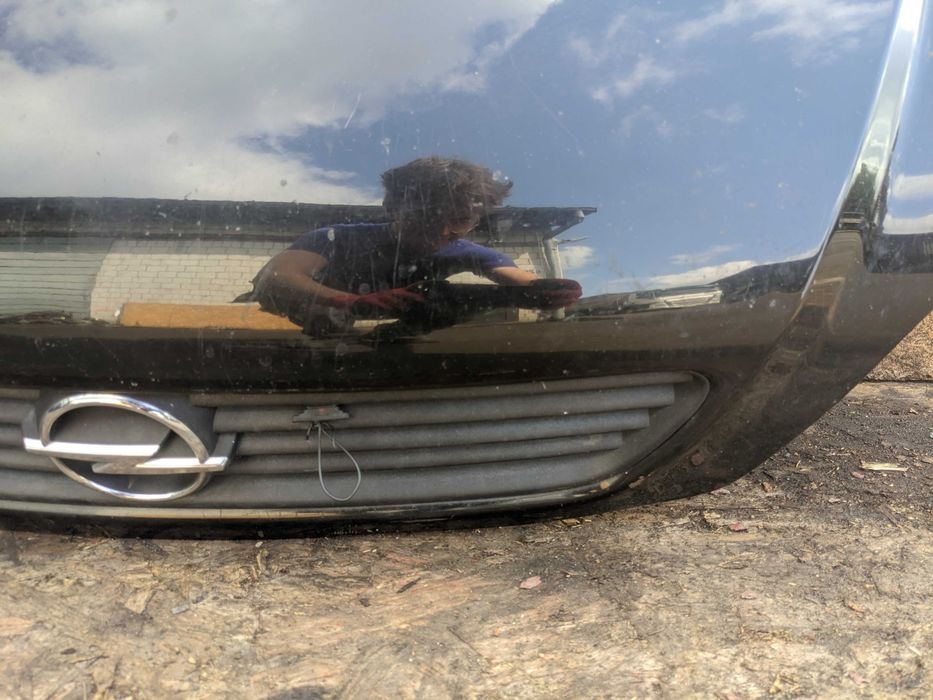 Opel Astra G II 2 Maska Pokrywa Silnika Przód Przednia Czarna
