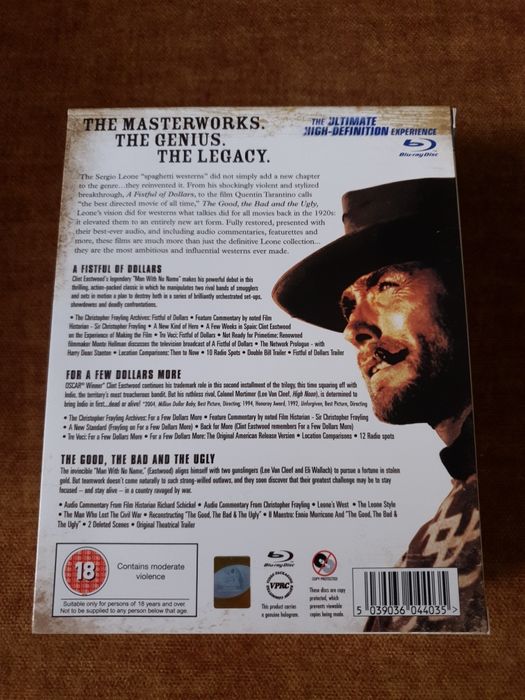 Spaghetti Western Trilogy blu ray