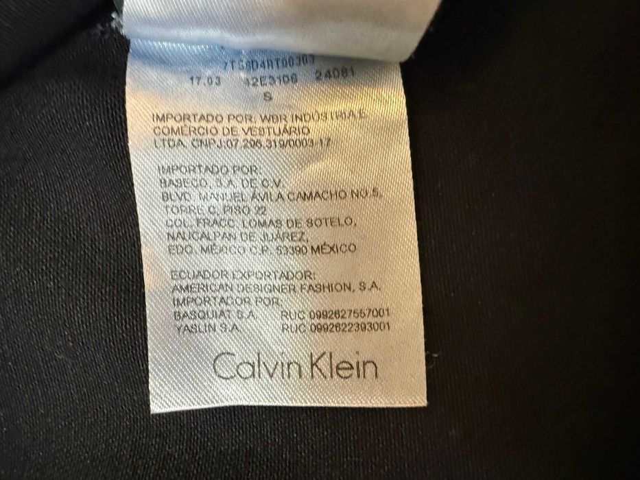 Kurtka granatowa jeansowa, bawełna, Calvin Klein Jeans, rozm. S