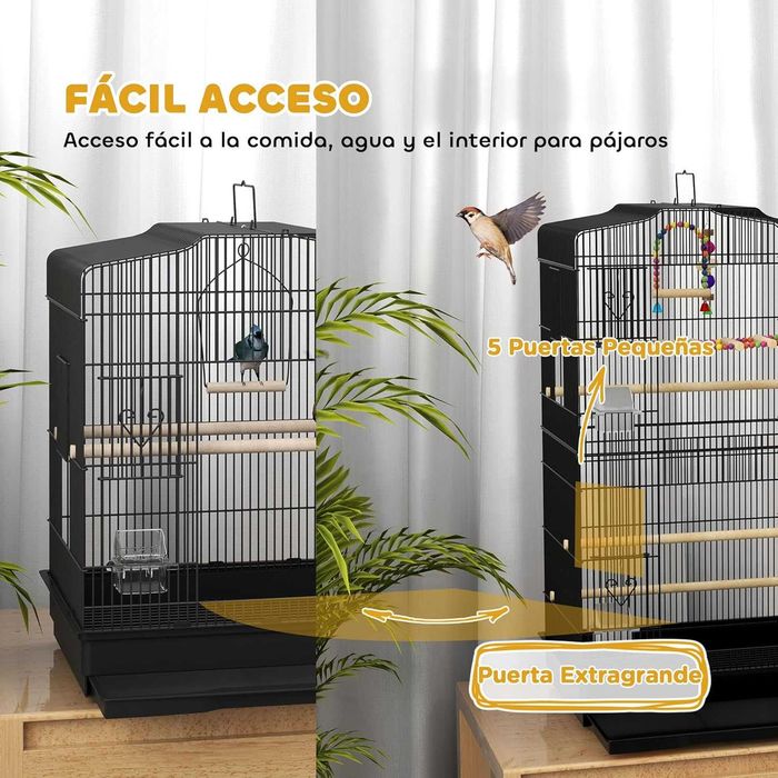 Gaiola para Aves 46L x 36P x 60A cm