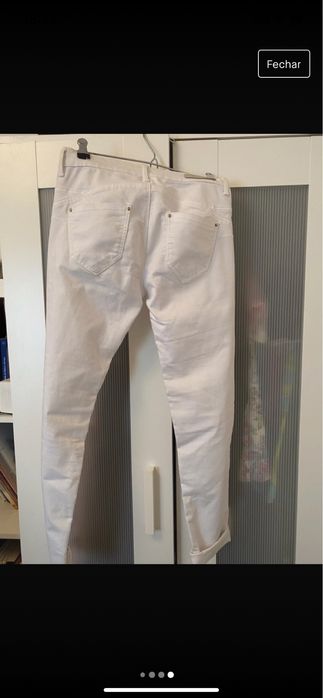 Calças brancas Stradivarius