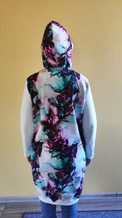 Bluza z kapturem, tunika, sukienka NOWA M