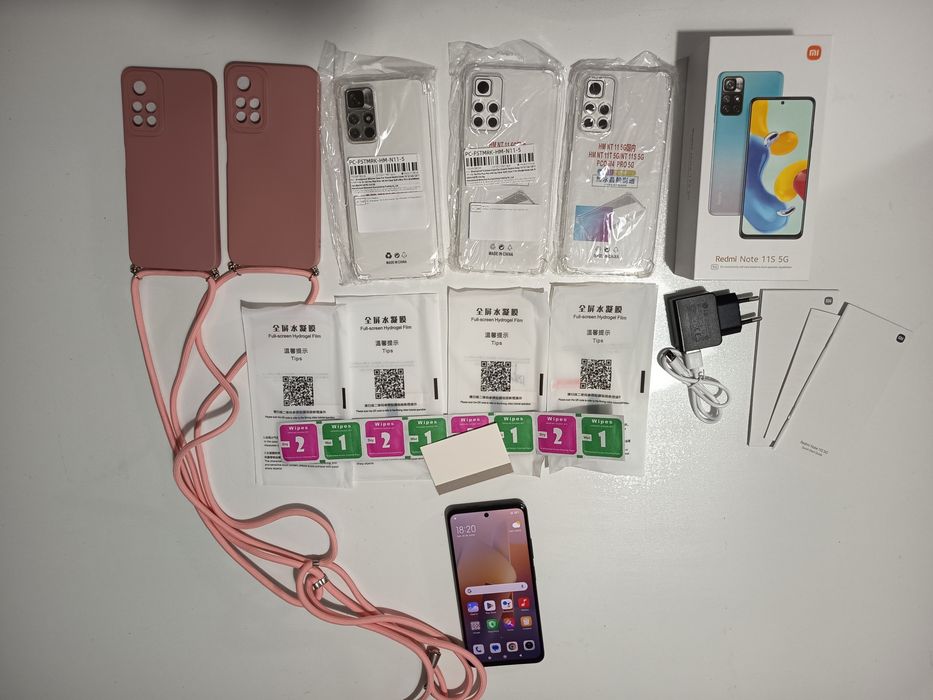 Telemóvel Xiaomi Redmi 11S com capas, películas,carregador,caixa