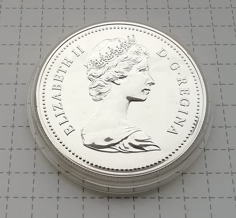 Канада 1 долар 1980р.СРІБЛО. 100 років арктичним територіям