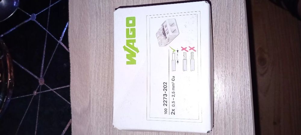 Wago złączki różne  rodzaje