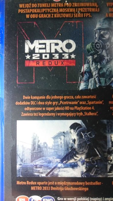Gra Metro Redux PS4 PL Playstation 4 Days Gone dying zombi