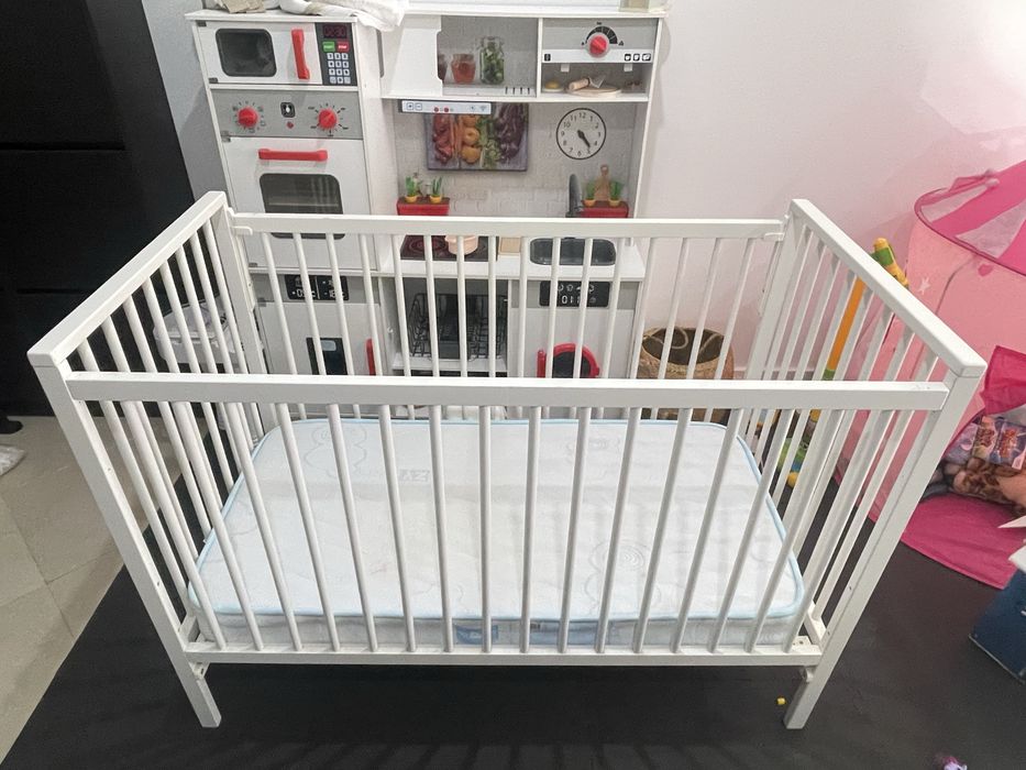 Cama de grade e Colchao Ortopédico