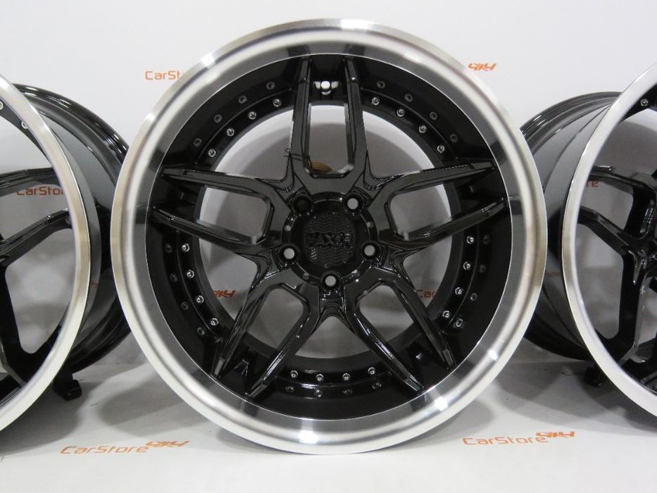Jantes Haxer HX030 19 8.5 et 35 + 10 et40  5x120 Preto + Polido