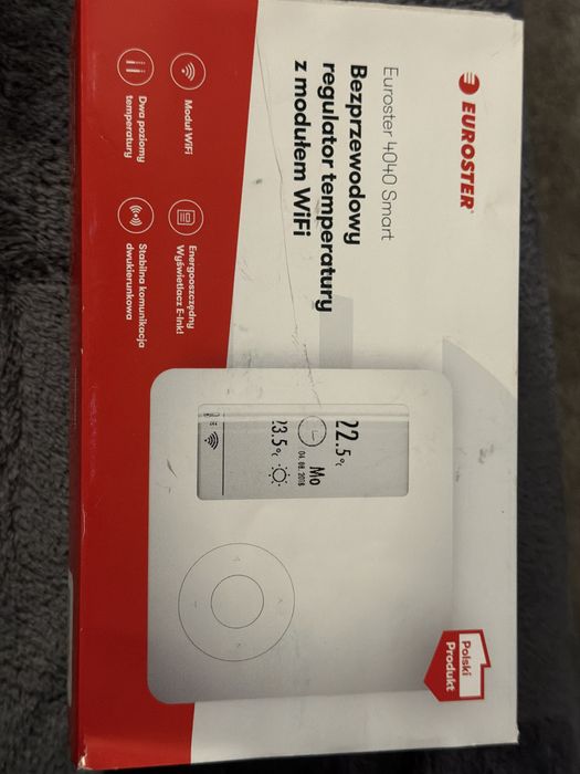 Euroster 4040 Smart Bazprzewodowy regulator temperatury z modulem wifi