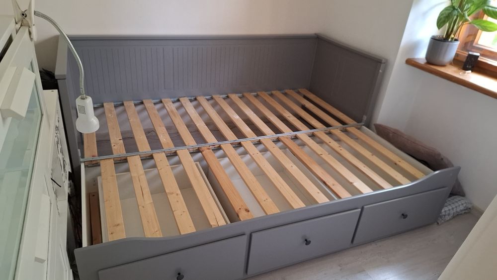 Rama łóżka ikea Hemnes