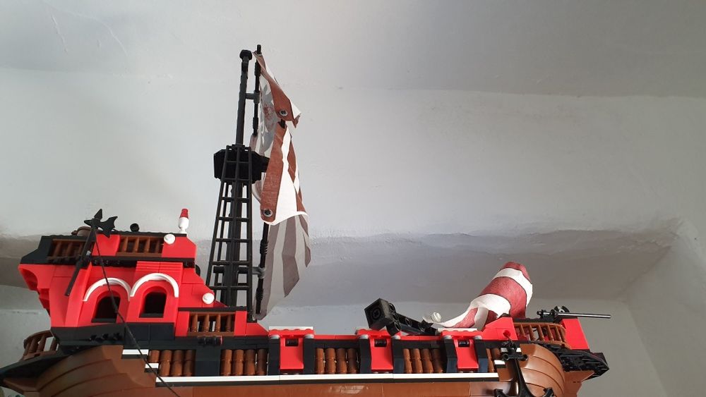 Barco pirata construção