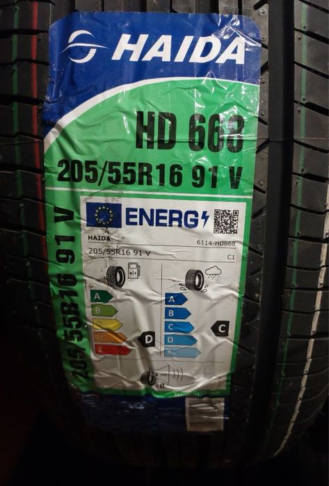 Шини НОВІ 205/55 R16 комплект літо Haida 2023 рік 7.5мм