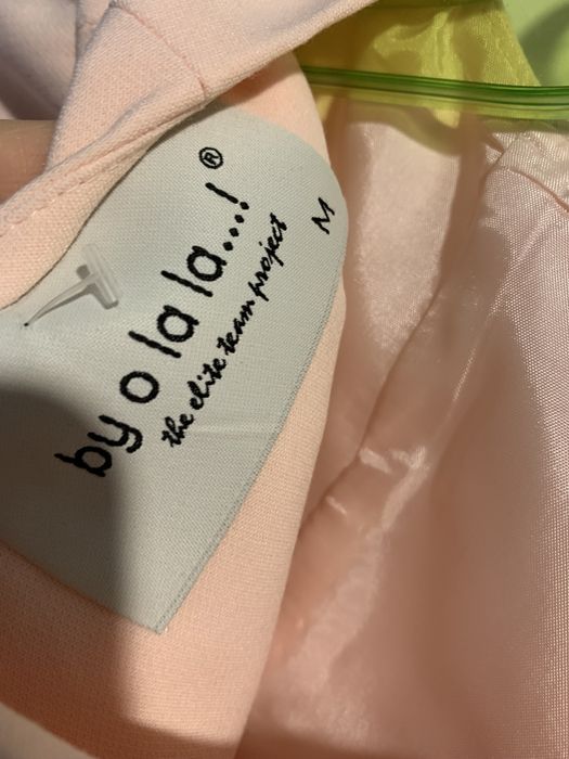 Morelowa grubsza sukienka M