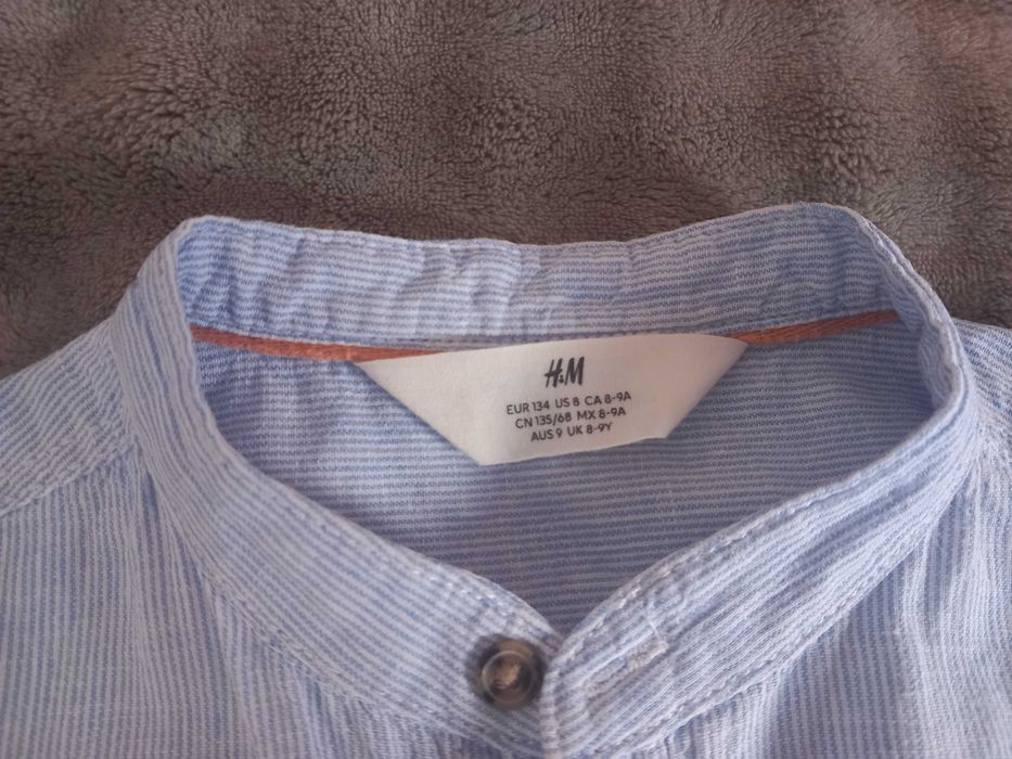 Koszula chlopieca z krótkim rękawem 134 H&M