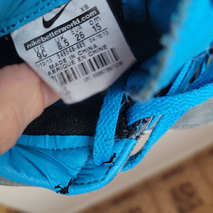 Високі замшеві кеди Nike Blazer розмір 26 (устілка 15-15.5 см) хайтопи хлопчику