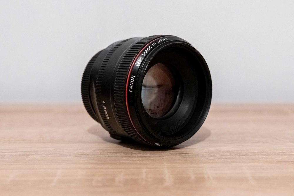 Obiektyw Canon EF 50mm f/1.2 L USM idealny stan filtr UV