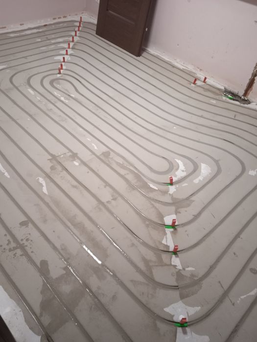 Frezowanie pod ogrzewanie podłogowe