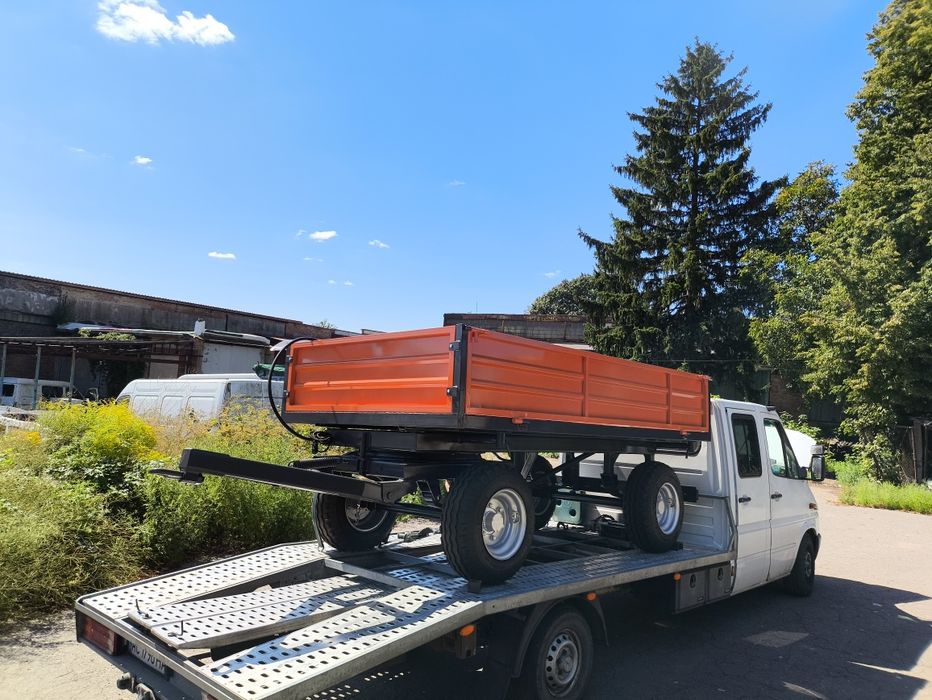 Двухосний причіп до мінітрактора