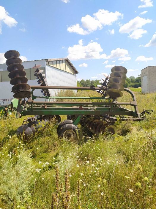 Борона дискова ДЖОН ДІР 230, JOHN DEERE 637, шириною 6.6 м та 9 м,
