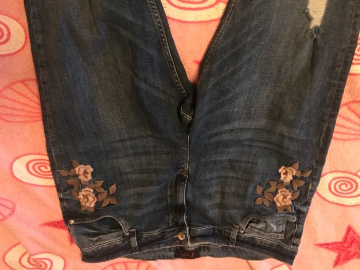 джинсы большого размера штаны на широкие бедра