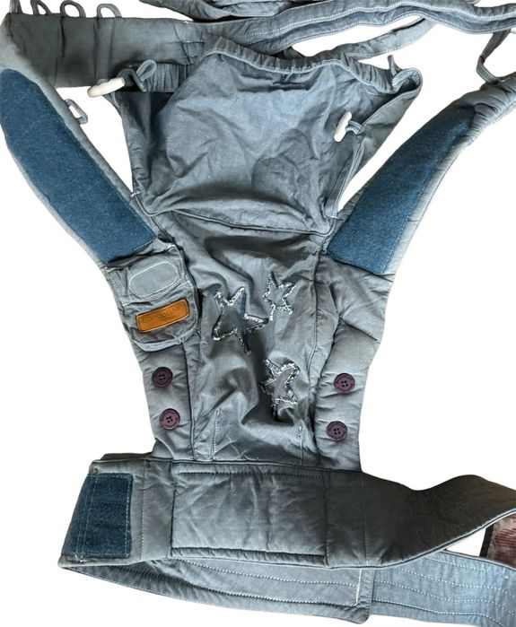 Nosidło nosidełko ergonomiczne hybrydowe Bondolino 3kg-20kg wiązane