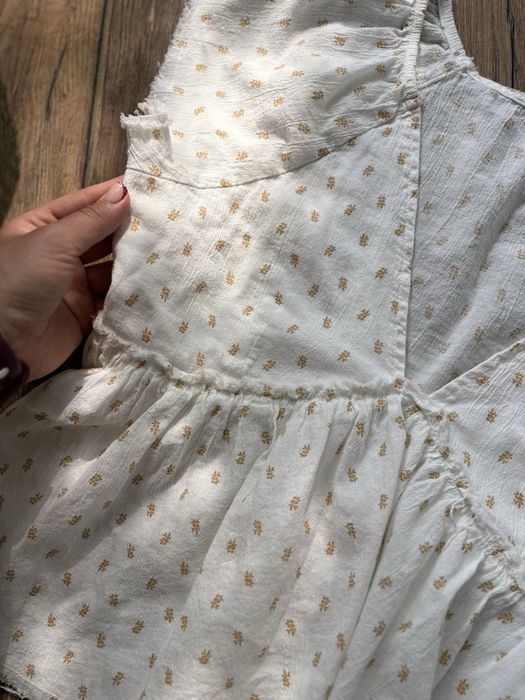 Bluzka koszula boho z falbanką