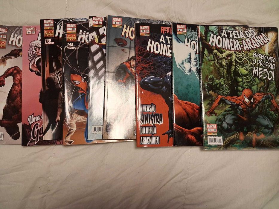 A Teia do Homem-Aranha 1-9 - Panini Comics (português)