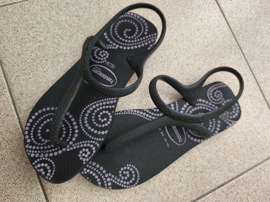 Sandálias Havaianas - usadas apenas 3x